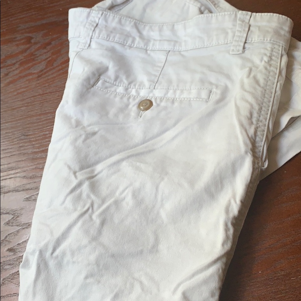 White khaki shorts 5inch